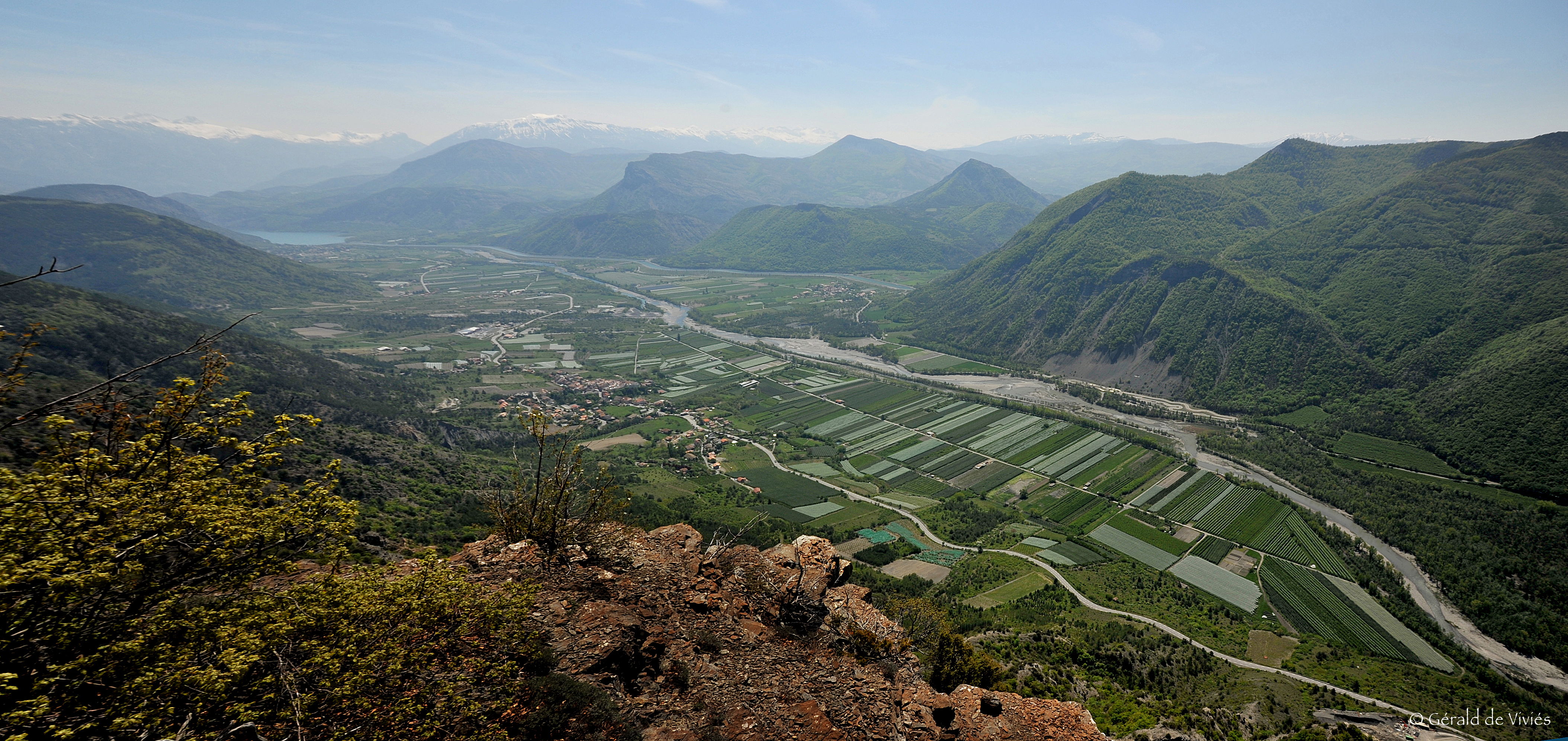 Vallée de la Durance, côté Serre-Ponçon