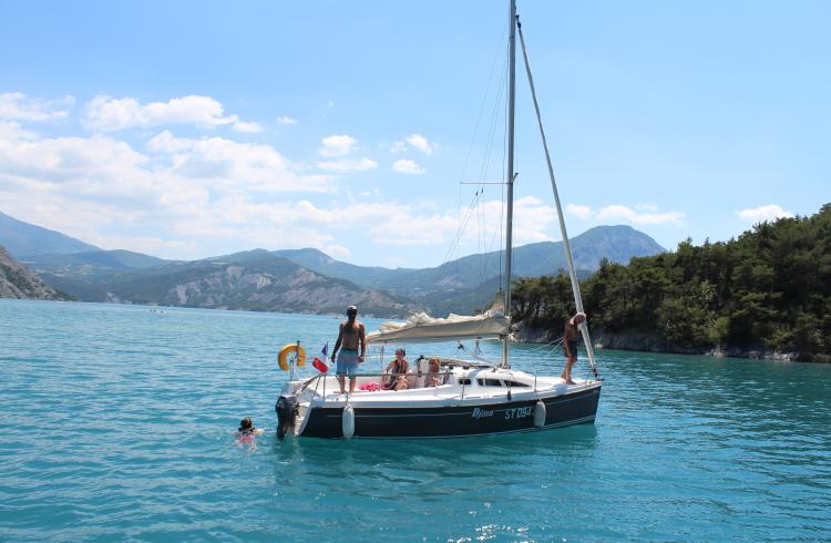 Serre-Ponçon à la voile