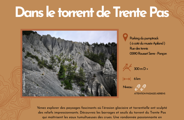 Pas de panique ! C'est naturel (Le torrent de trente pas)_Rousset-Serre-Ponçon