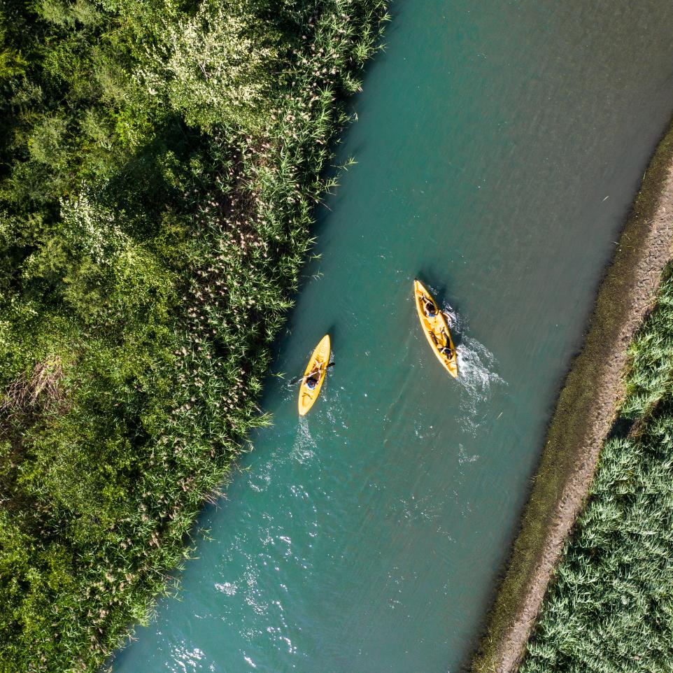 kayak sur la Durance 