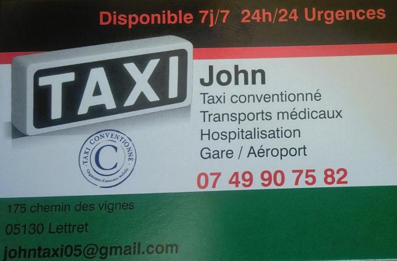Taxi John 05_Rousset-Serre-Ponçon - Taxi John 05_Rousset-Serre-Ponçon