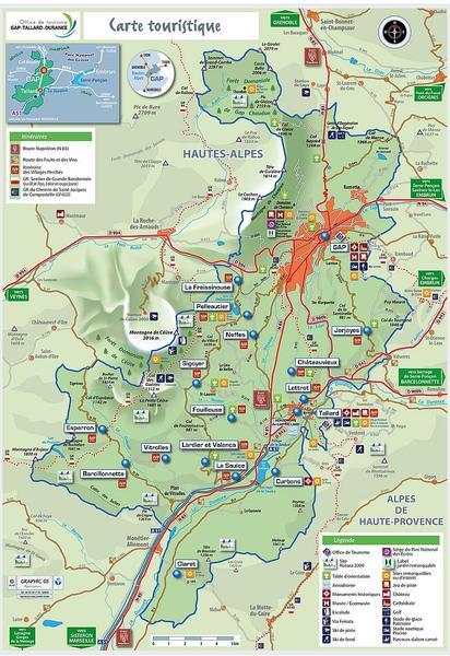 Carte du territoire Gap-Tallard-Durance - Carte du territoire Gap-Tallard-Durance