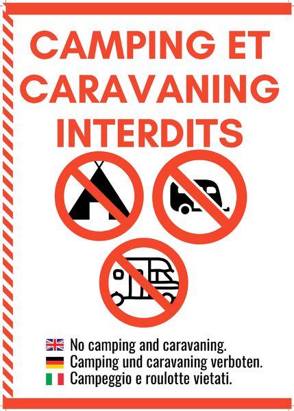 Camping et caravaning interdits - Camping et caravaning interdits