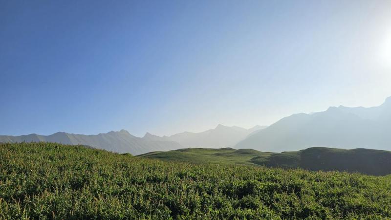 paysage au lever du jour - 