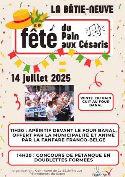 Fête du pain au quartier des Césaris_La Bâtie-Neuve - Fête du pain au quartier des Césaris_La Bâtie-Neuve