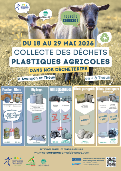 Collecte des déchets plastiques agricoles_Avançon - Collecte des déchets plastiques agricoles_Avançon