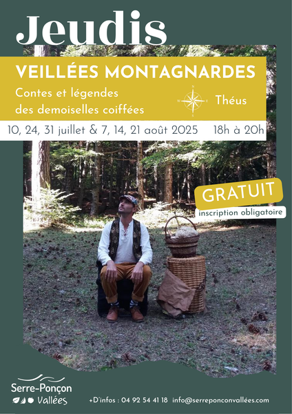 Veillées Montagnardes : Contes et légendes des demoiselles coiffées._Théus