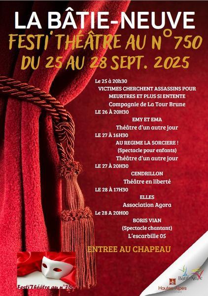 Festi'Théâtre au N°750_La Bâtie-Neuve - Festi'Théâtre au N°750_La Bâtie-Neuve