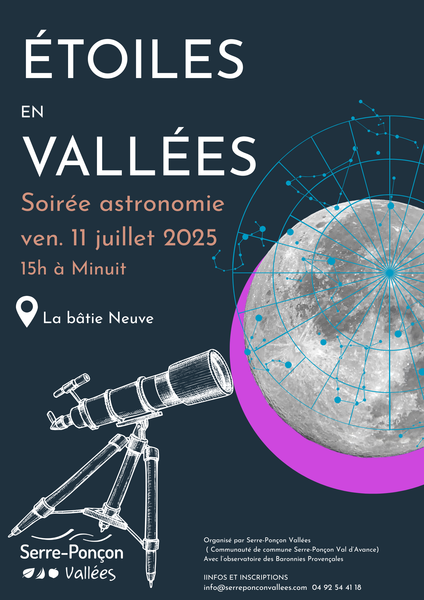 Étoiles en vallées - Soirée astronomie_La Bâtie-Neuve