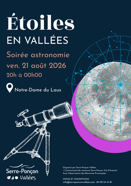 Étoiles en vallées - Soirée astronomie_Saint-Étienne-le-Laus