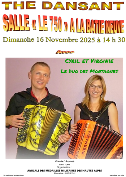 Thé dansant Le Duo des Montagnes_La Bâtie-Neuve