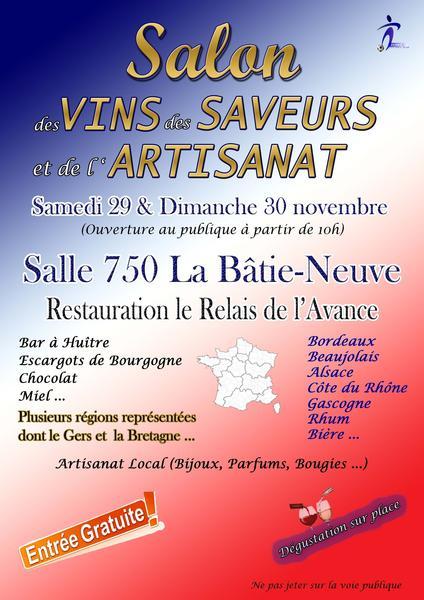 Salon des vins, des saveurs et de l'artisanat._La Bâtie-Neuve
