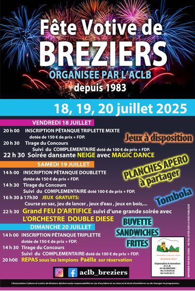 Fête Votive de Bréziers_Bréziers - Fête Votive de Bréziers_Bréziers