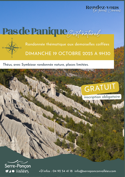Pas de panique ! C'est naturel. Randonnée thématique aux demoiselles coiffées._Théus