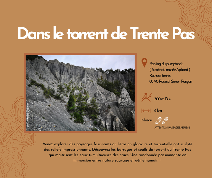 Pas de panique ! C'est naturel (Le torrent de trente pas)_Rousset-Serre-Ponçon