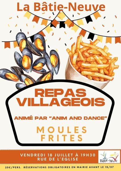 repas villageois_La Bâtie-Neuve
