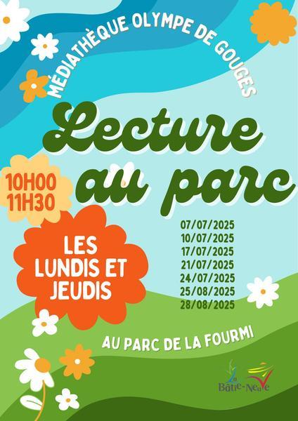 Lecture au parc_La Bâtie-Neuve - Lecture au parc_La Bâtie-Neuve