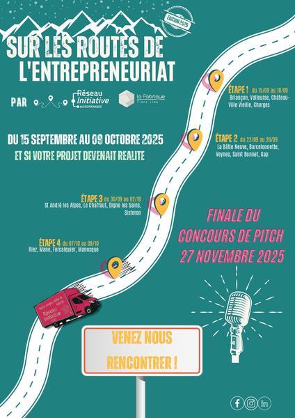 Tournée du bus de l'entrepreneuriat_La Bâtie-Neuve - Tournée du bus de l'entrepreneuriat_La Bâtie-Neuve