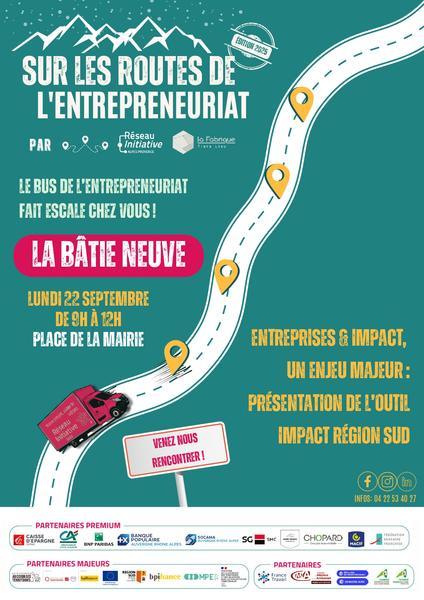 Tournée du bus de l'entrepreneuriat_La Bâtie-Neuve - Tournée du bus de l'entrepreneuriat_La Bâtie-Neuve