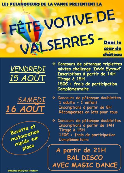 Fête votive de Valserres_2025 - Fête votive de Valserres_2025