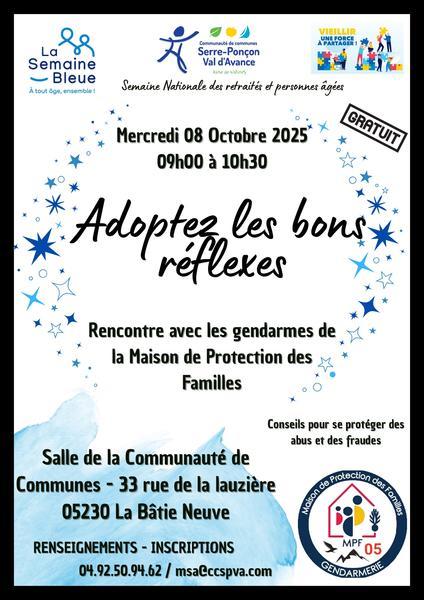 Rencontre avec les gendarmes de la Maison de Protection des Familles_La Bâtie-Neuve - Rencontre avec les gendarmes de la Maison de Protection des Familles_La Bâtie-Neuve