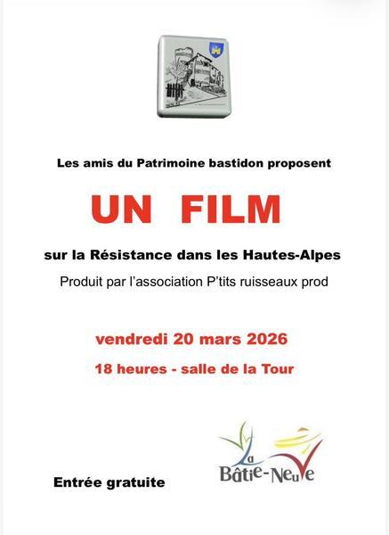 Projection documentaire Les Éclaireurs de la Résistance Haute-Alpine_La Bâtie-Neuve - Projection documentaire Les Éclaireurs de la Résistance Haute-Alpine_La Bâtie-Neuve