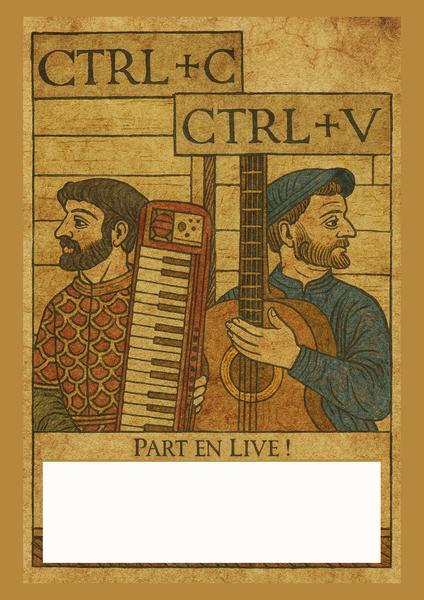 affiche concert CTRLC CTRLV