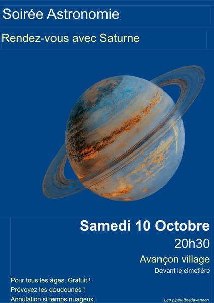 Rdv avec Saturne
