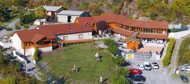 vue aérienne de la structure  - 