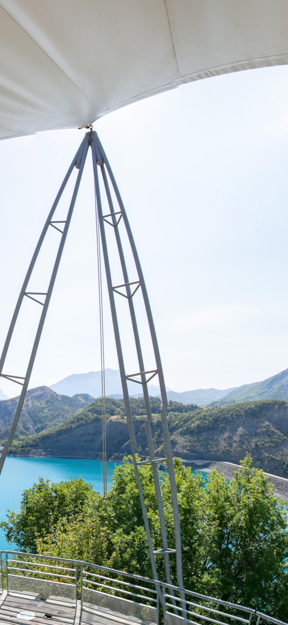 belvédère du barrage du lac de Serre Ponçon