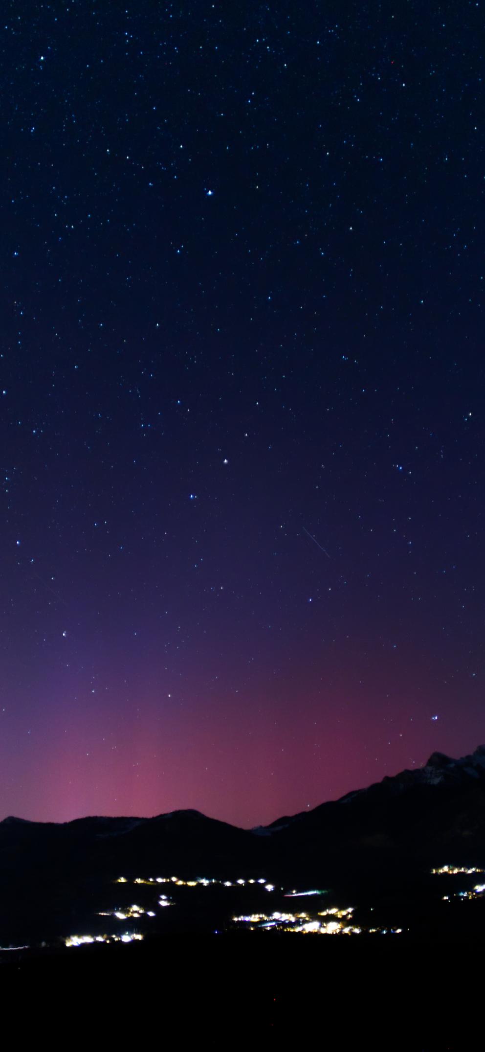 Aurore boréale hautes Alpes 20/01/26