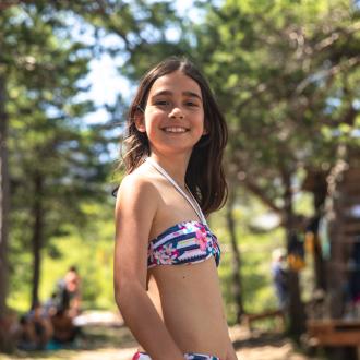 Plage familiale ombragée Bois Vieux au lac de Serre Ponçon