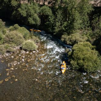 La rivière Durance en canoë kayak 