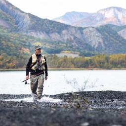 Pêche à la mouche sur la rivière sauvage de la  Durance 