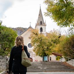 Basilique de Notre Dame du laus dans les Hautes Alpes 