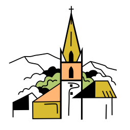 Sanctuaire Notre Dame du Laus dans les Hautes Alpes illustré par Miss is mister 
