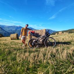 microaventure gravel quentin clavel dans les vallées de Serre Ponçon