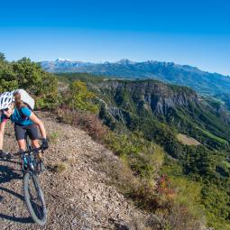 Notre dame du laus en VTT