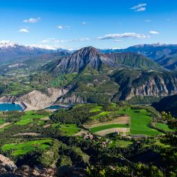 randonnée panoramique lac de Serre Ponçon La viste 