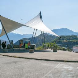 belvédère du barrage du lac de Serre Ponçon