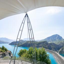 belvédère du barrage du lac de Serre Ponçon