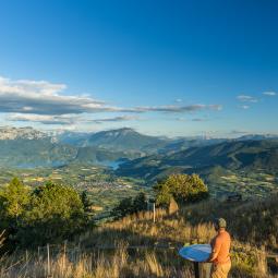 belvédère de Serre l'eyglier sous le sommet du Piolit 