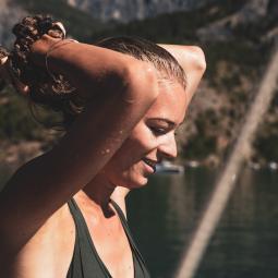 Voilier à Serre ponçon