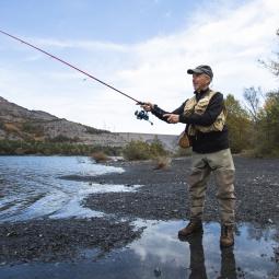 Pêche lac de compensation d'espinasses