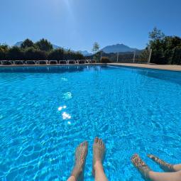 Camping avec piscine au lac de Serre Ponçon 
