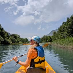 kayak sur la Durance 