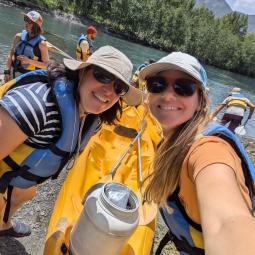Kayak sur la Durance