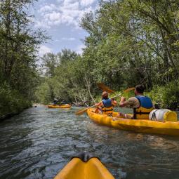 Kayak sur la Durance