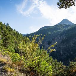 Randonnée guidée risque naturels autour du torrent de Trente pas à Rousset Serre Ponçon. 