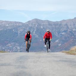 Arrivée col de Moissière vélo de route